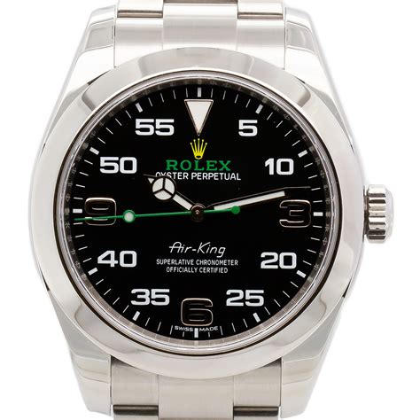 rolex air king verde|Rolex Air-King 40mm.